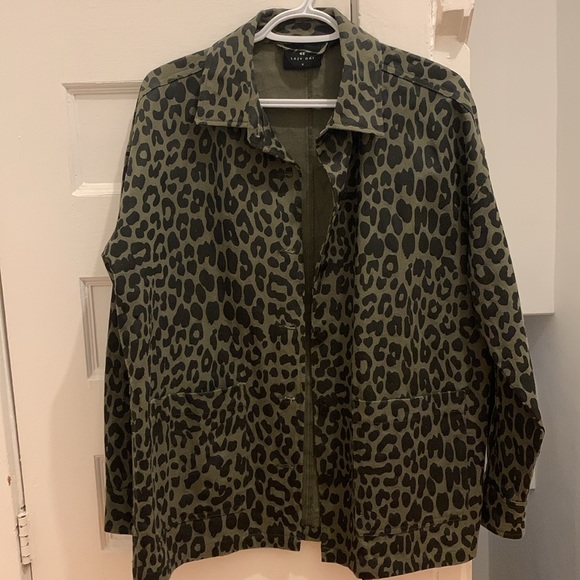 Lazy Oaf Leopard Chore Coat Jacket - Picture 7 of 7